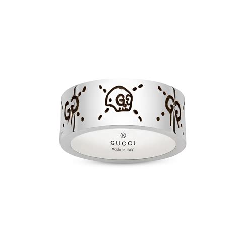 replica mens gucci ring|Gucci ghost ring men.